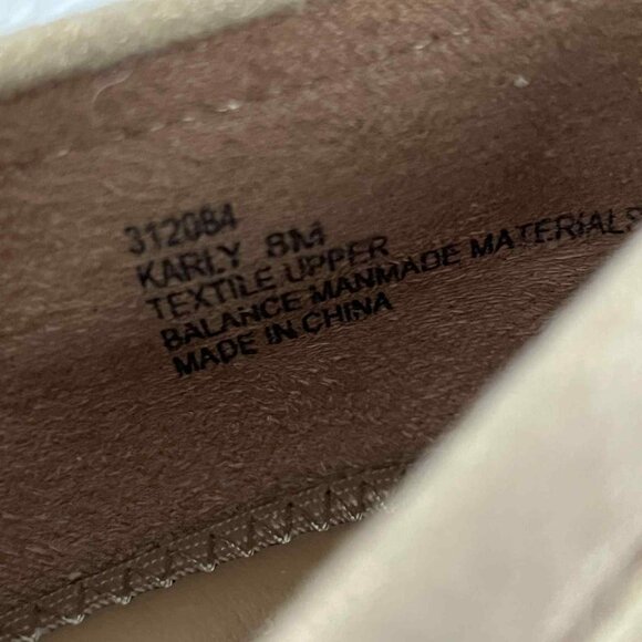 Tommy Bahama Women's Gold Shimmer flat loafer shoes size 8M - Picture 6 of 6